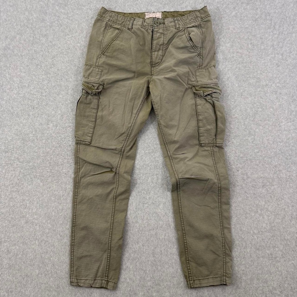 ree People Cargo Pants Women's Size 4 Olive Green Utility Parachute Y2K